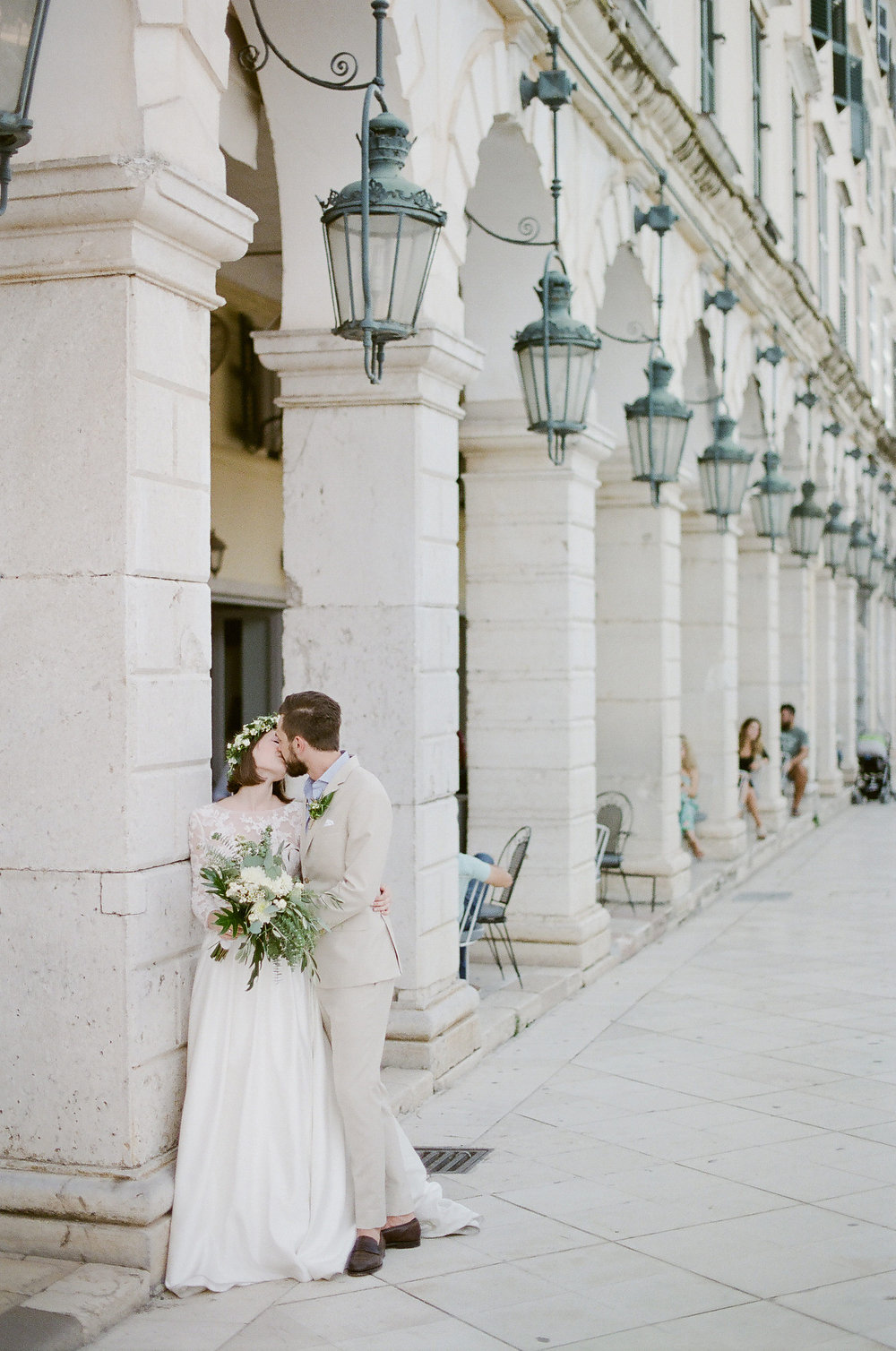 Corfu minimalistic wedding | Greece fine art film wedding photographer Les Anagnou26