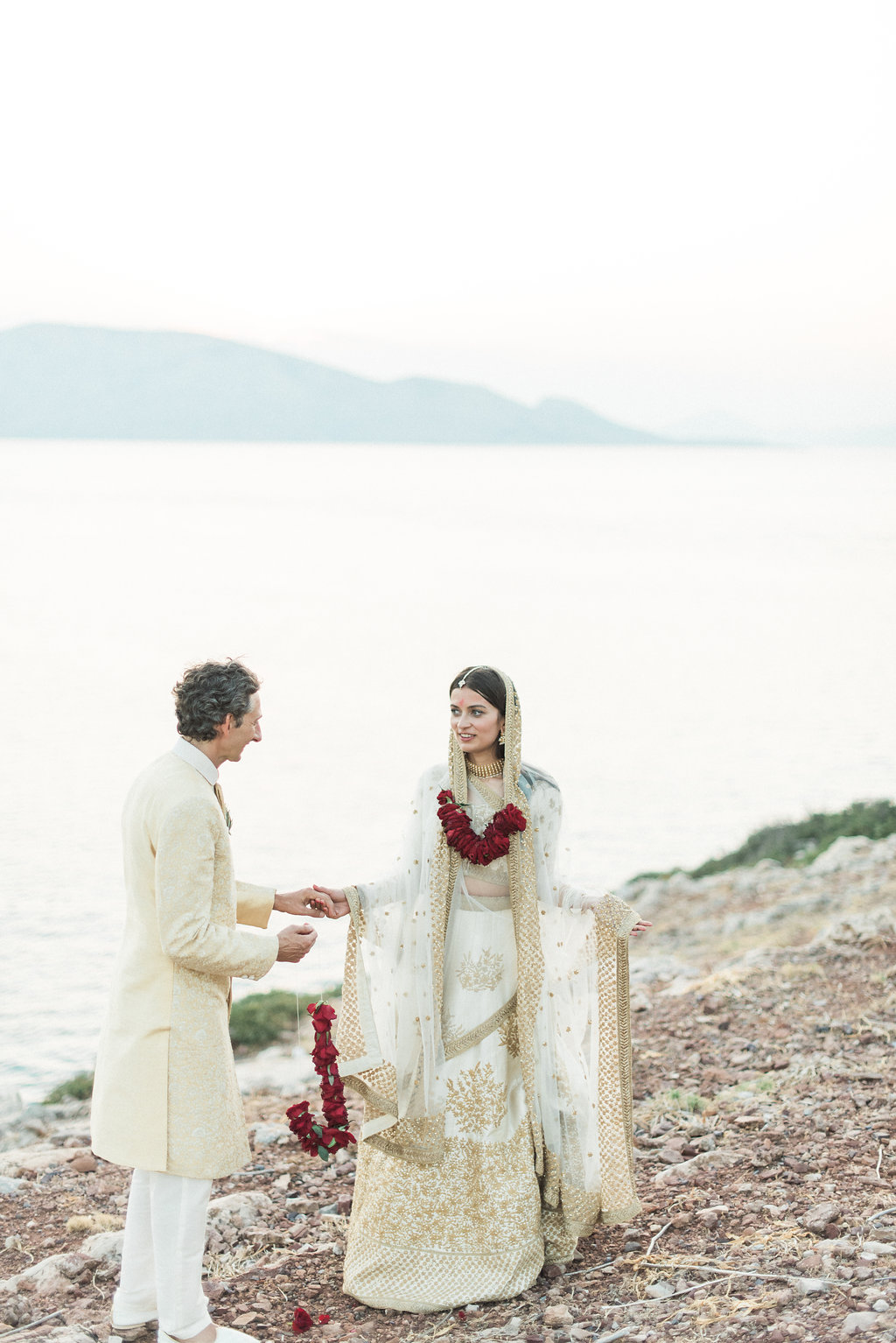 Hindu Wedding on Hydra Island, Greece | Les Anagnou Photographers | Greece wedding photographer