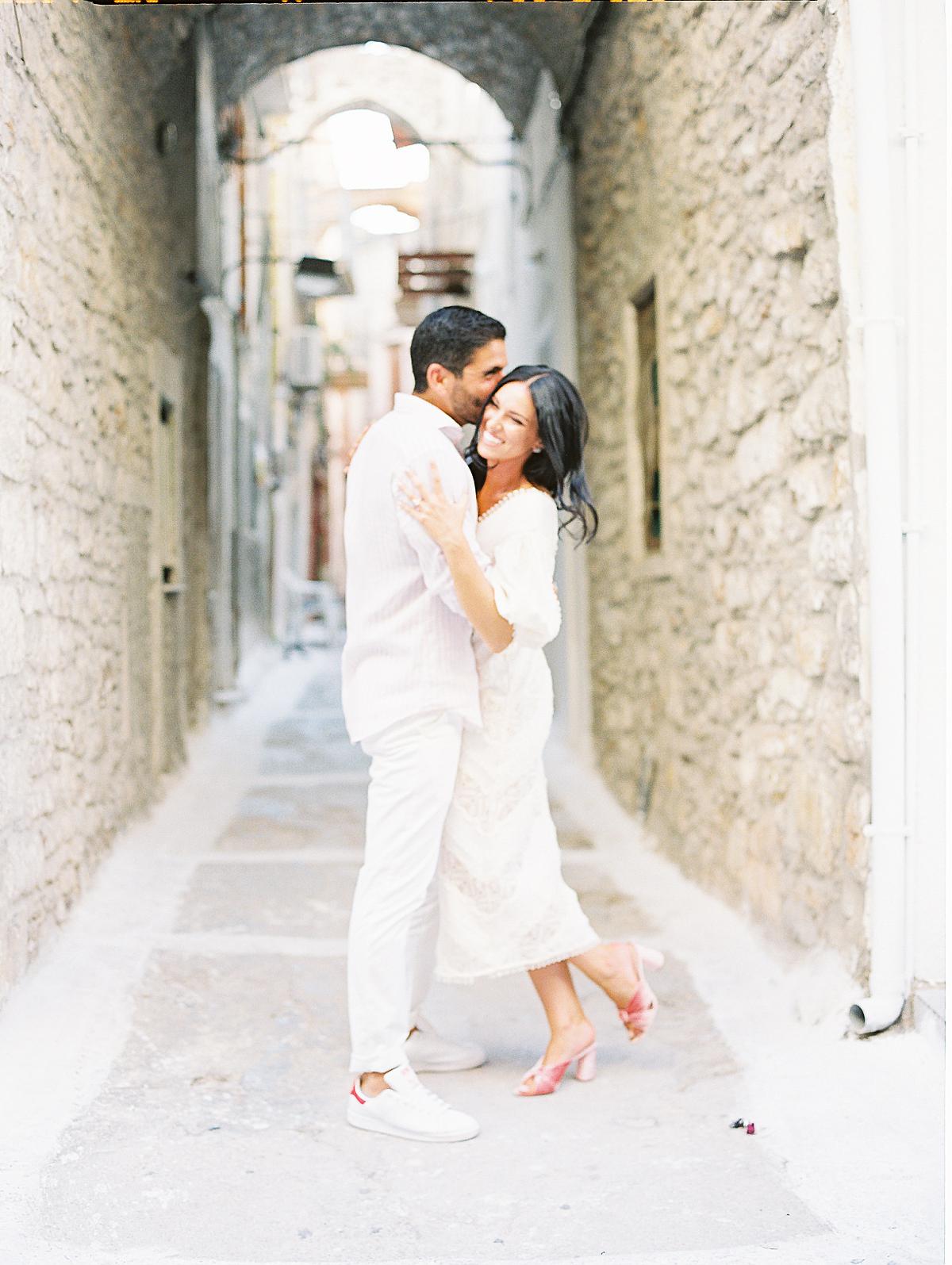 engagement session images at Chios island Greece