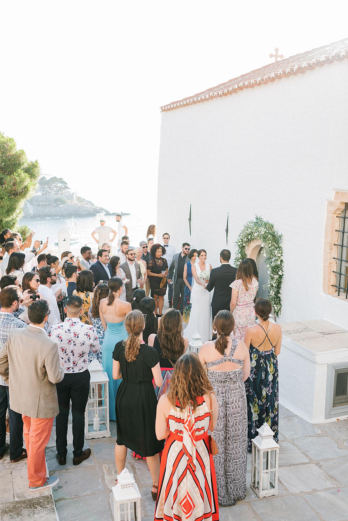 hydra island wedding ceremony