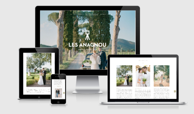 apple devices wiht lesanagnou wedding photography site 