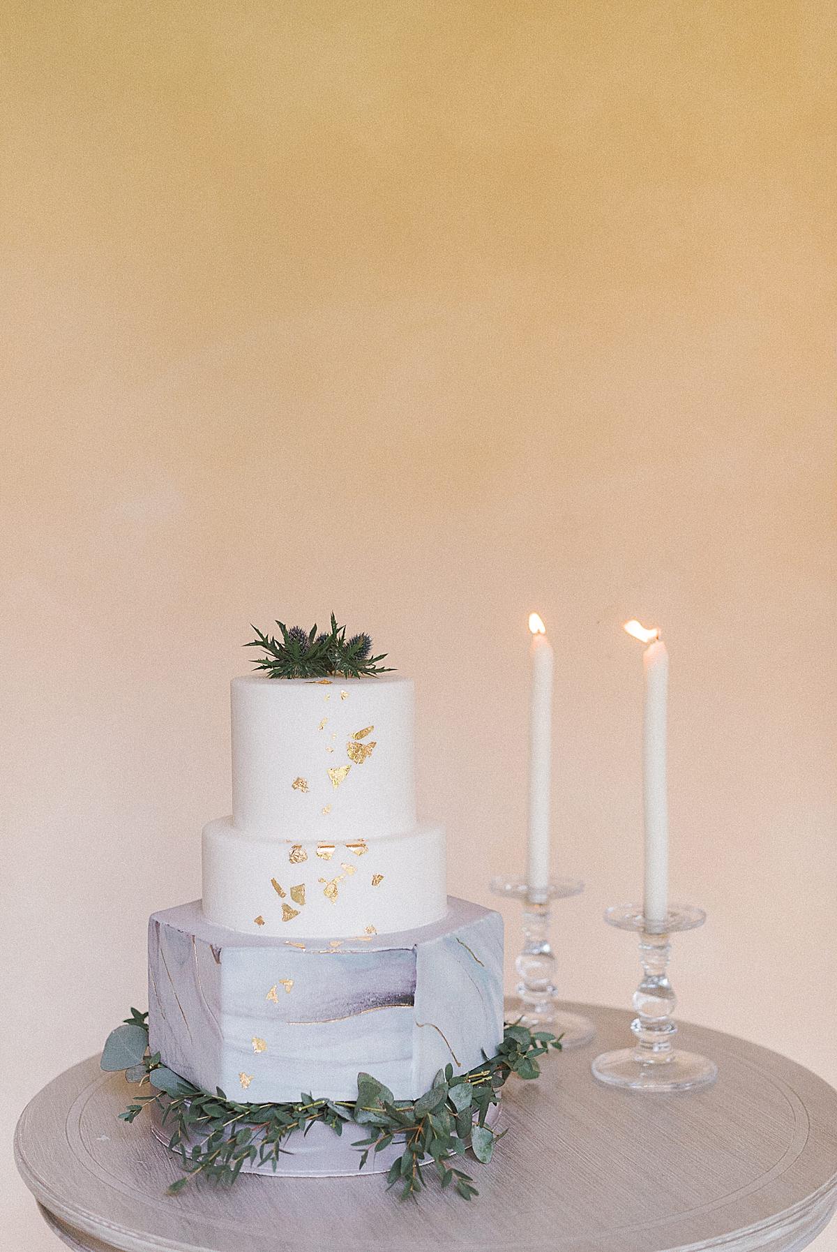 wedding cake at L'Andana resort in tuscany