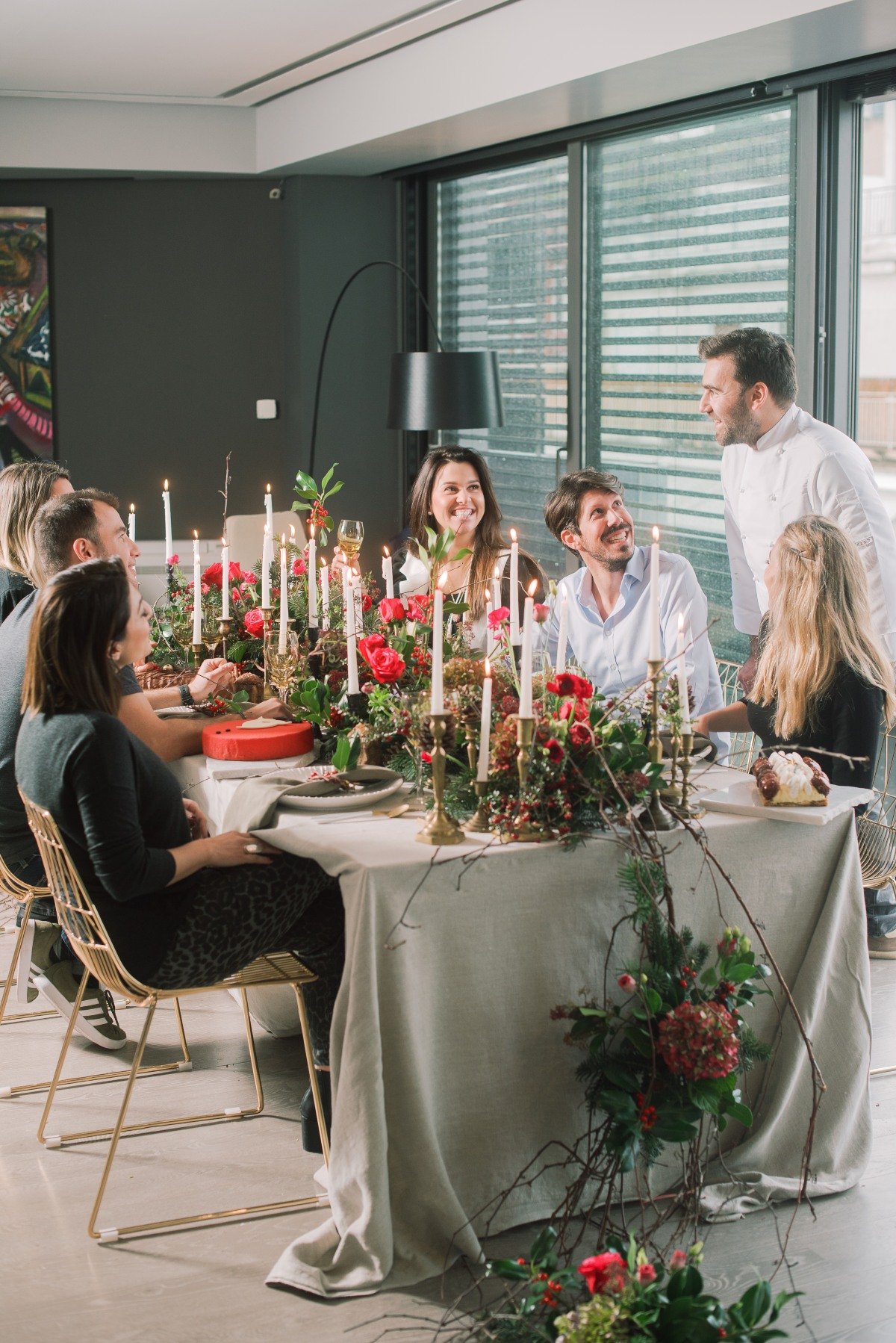 christmas gathering photography by les anagnou wedding photographers